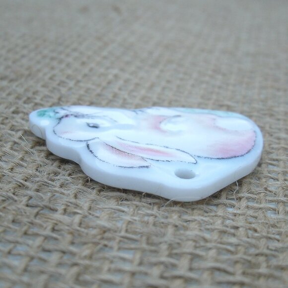 2001 Longaberger Small Easter Bunny Tie-On Charm for Basket - Picture 5 of 7